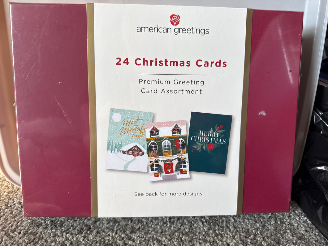 NEW sealed box 24 Christmas Cards
