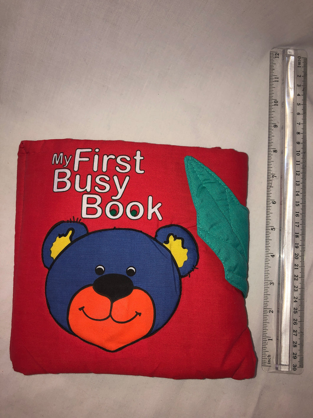 KidsBooks soft play my first busy book zip,tie,