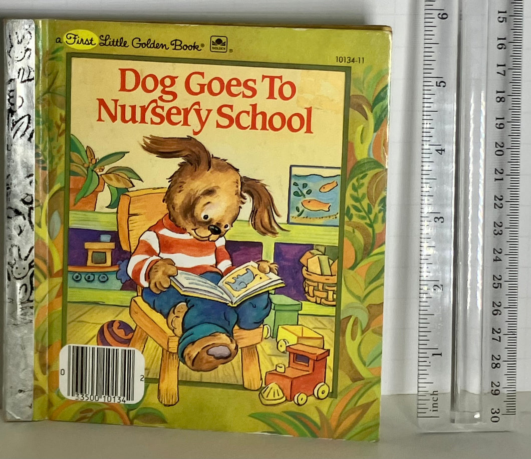GoldenBooks Dog Goes to NurserySchool pages like