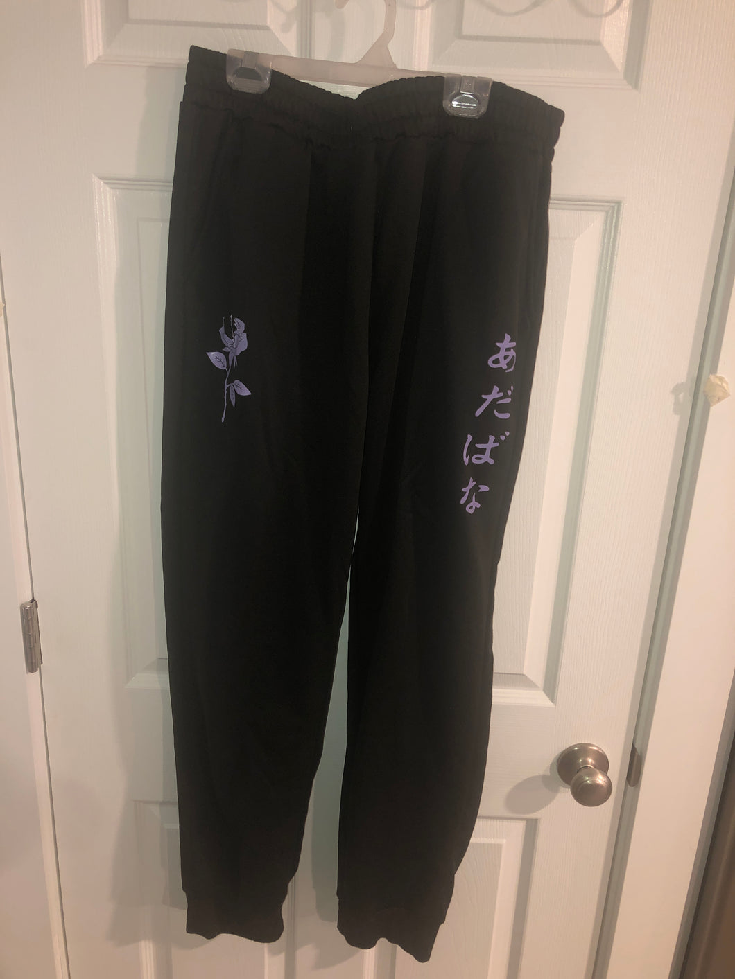 Black sweatpants side Pockets - size Mens XL