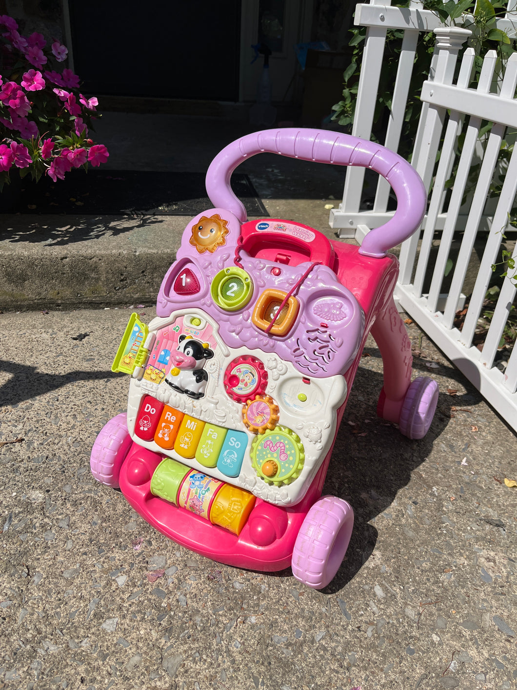 Pink VTech Walker