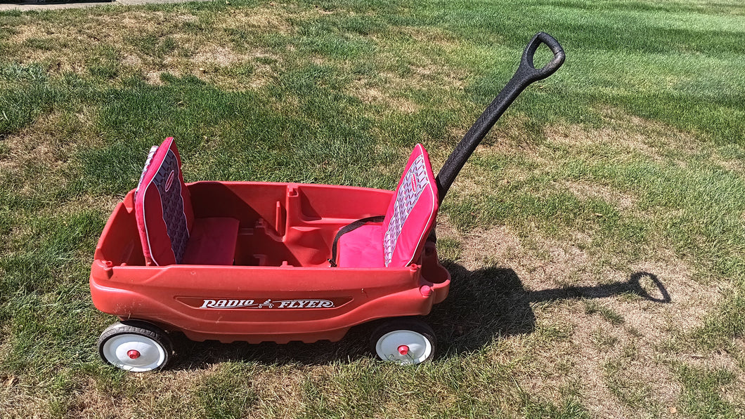 Radio Flyer 2-Seat Wagon W/ Cup Holders, No Canop
