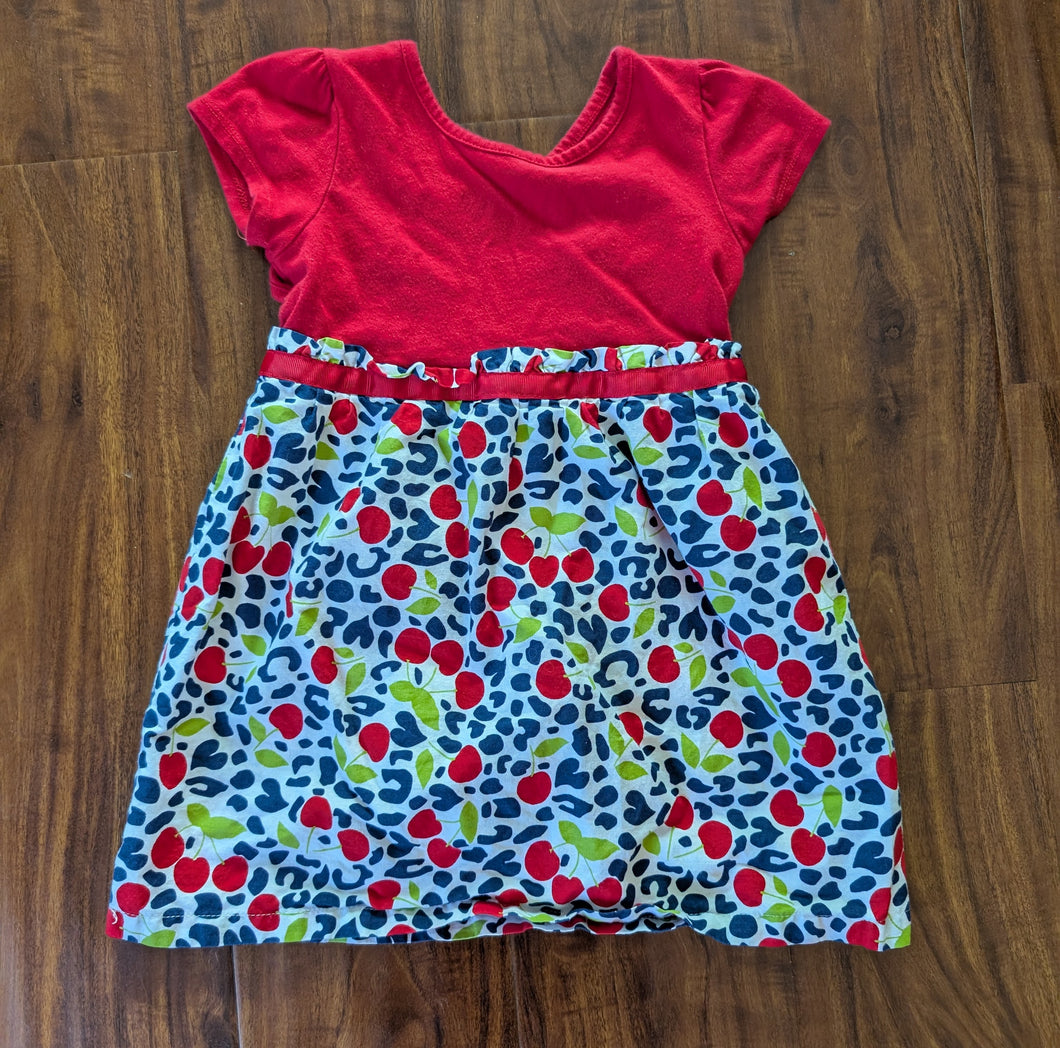 Healthtex Cherry Dress With cutout in back - size 3T