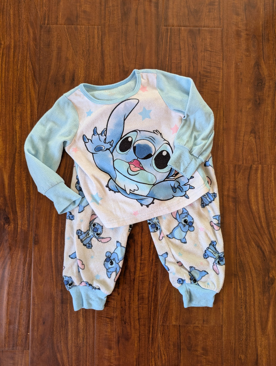 Stitch Fleece Pajama Set - size 3T