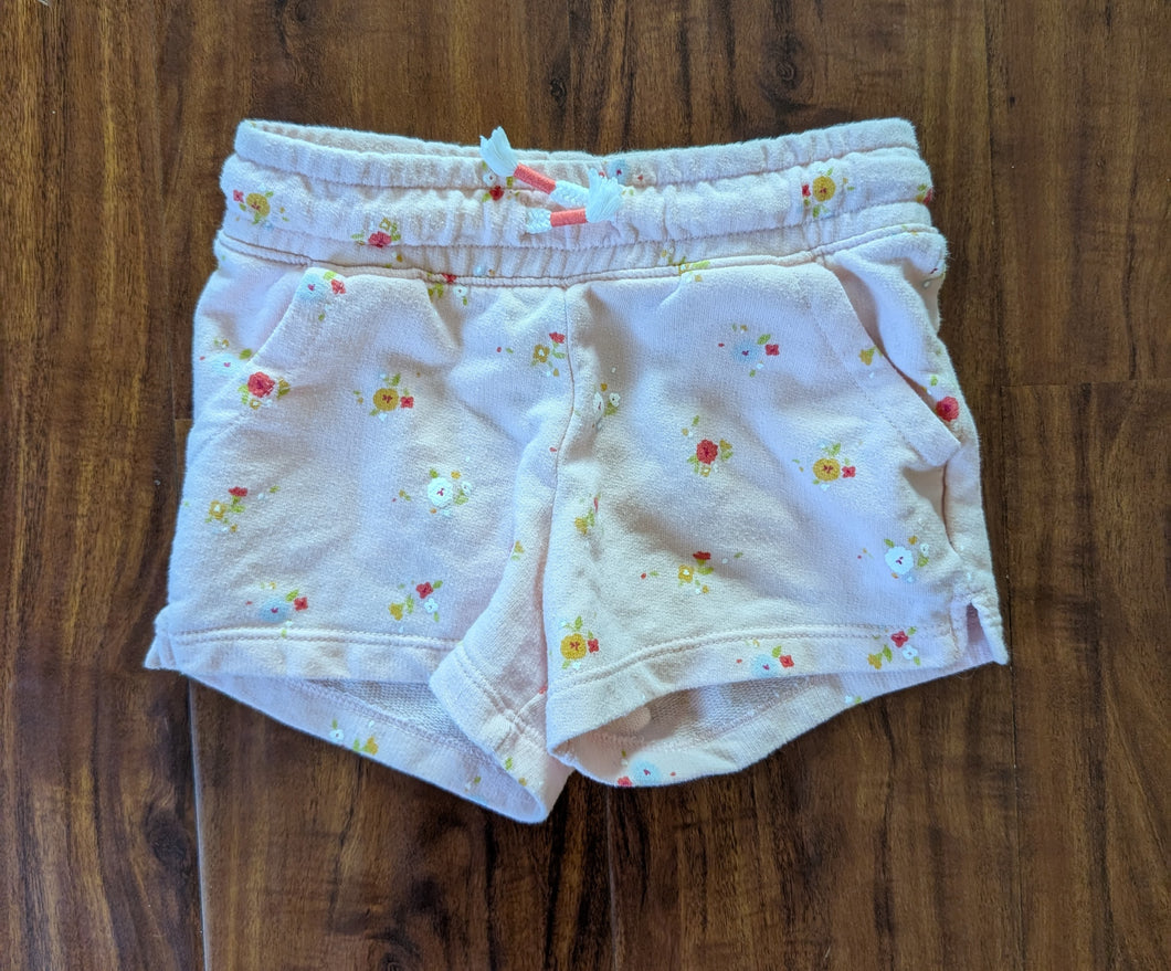 Cat&Jack Light Pink Floral Shorts - size 4T/4