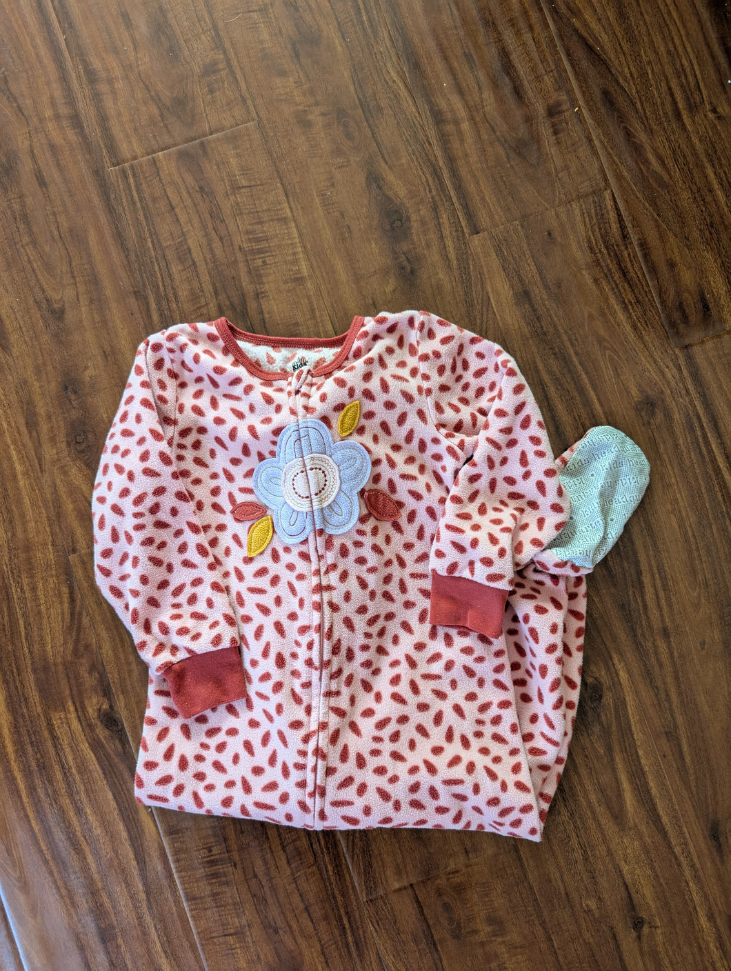 Kids Headquarters Fleece Footie Pajamas - size 3T