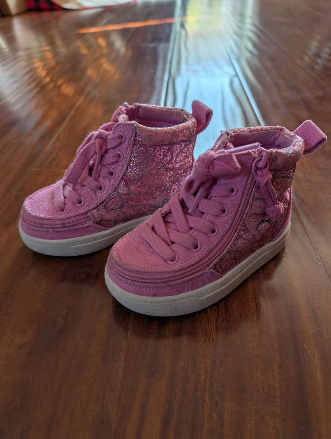 Billy Shoes Pink Glitter - size Shoes-toddler 6