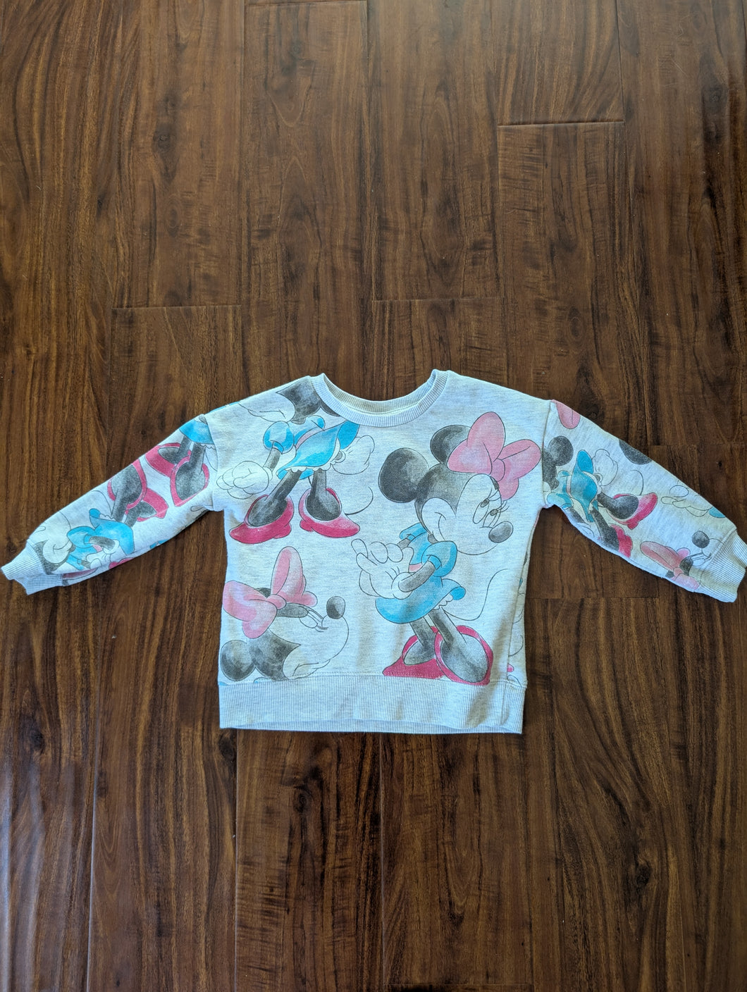 Disney Jr. Minnie Mouse Crewneck Sweatshirt - size 3T