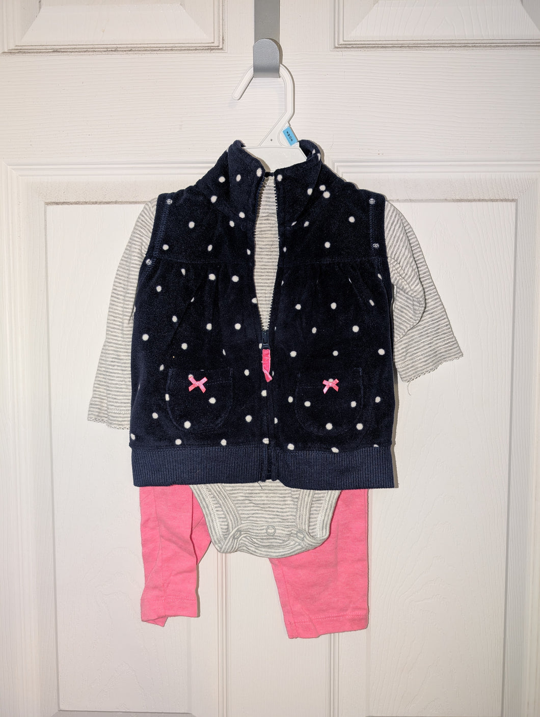 Carter's Legging Onesie And Vest Set - size 6 Months