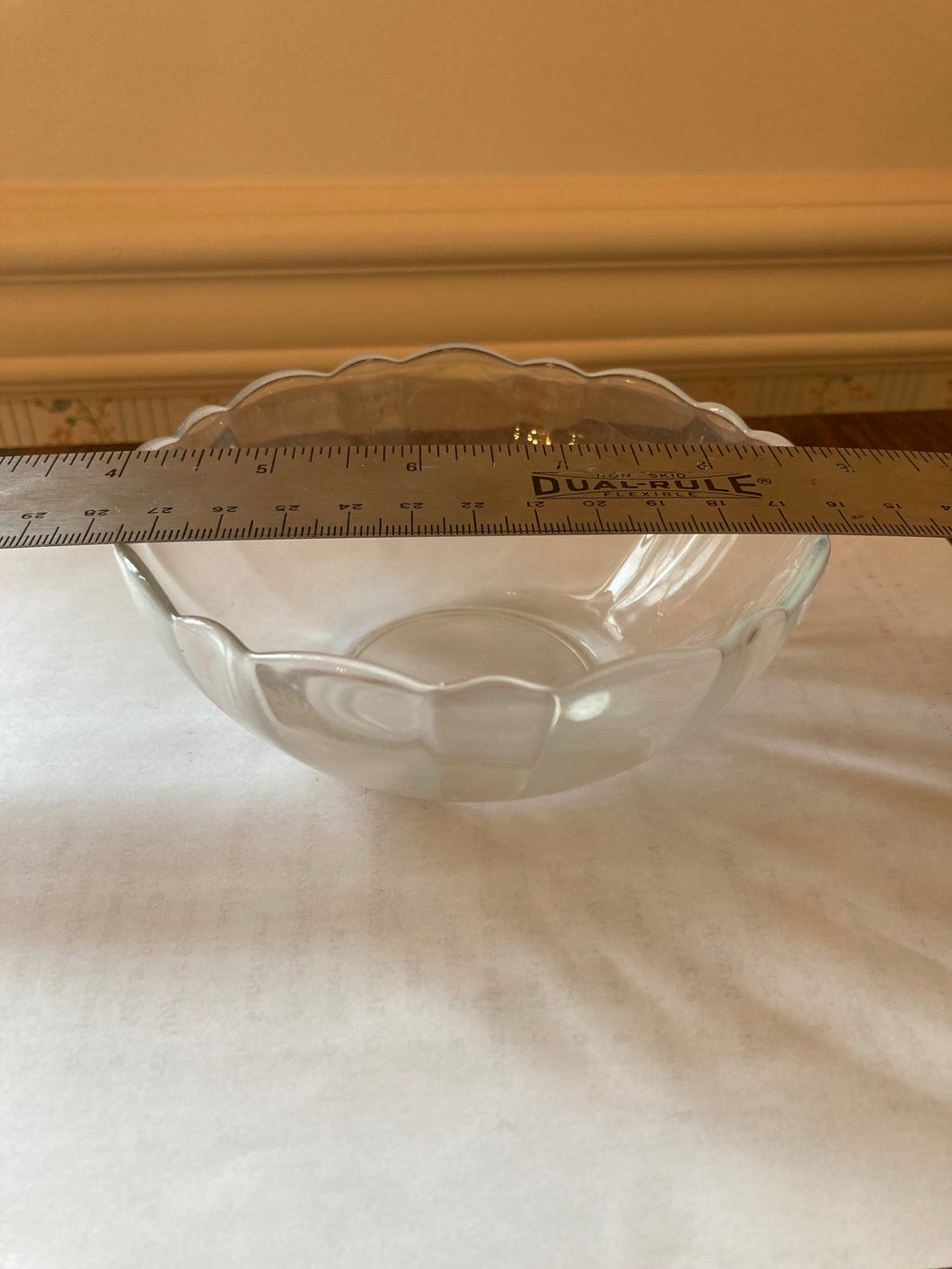 Glass candy bowl for treats jewelry coins