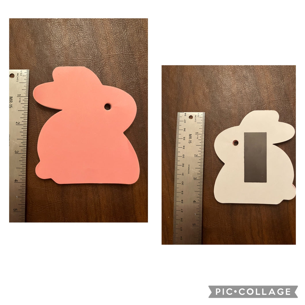 Pink Easter Bunny Rabbit Notepad 50 sheet