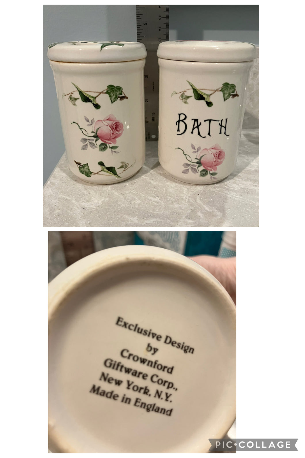 Crownford Tootbrush & Bath Beads Oils Holders