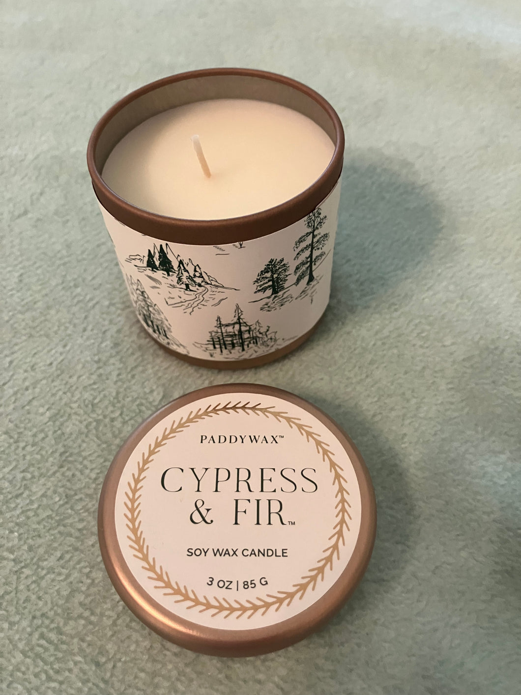 Paddywax Soy Candle 3 oz Cypress and Fir NEW