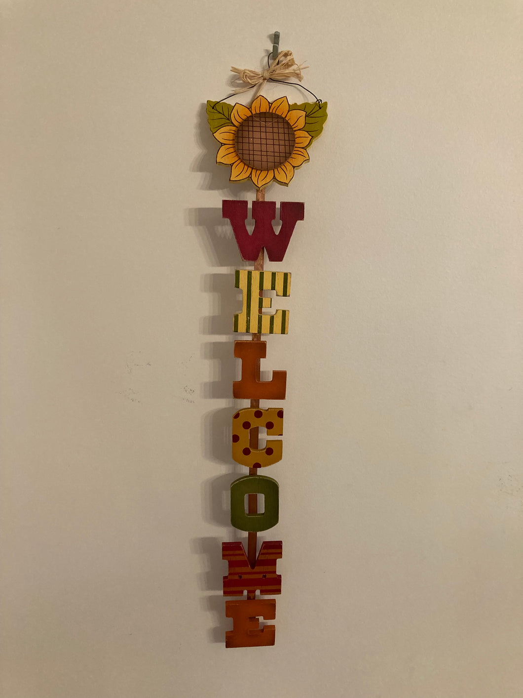 Autumn Summer Door Decoration WELCOME sign