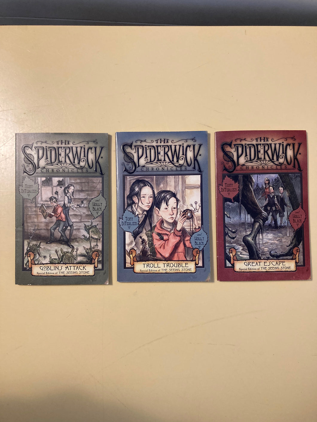 3 Spiderwick Seeing Stone Goblins Troll