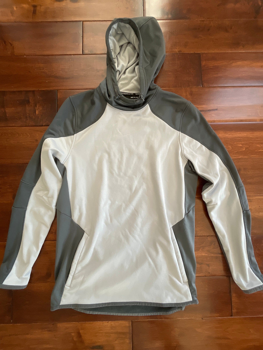 Under Armour hoodie Gray 2-tone Coldgear - size Mens S