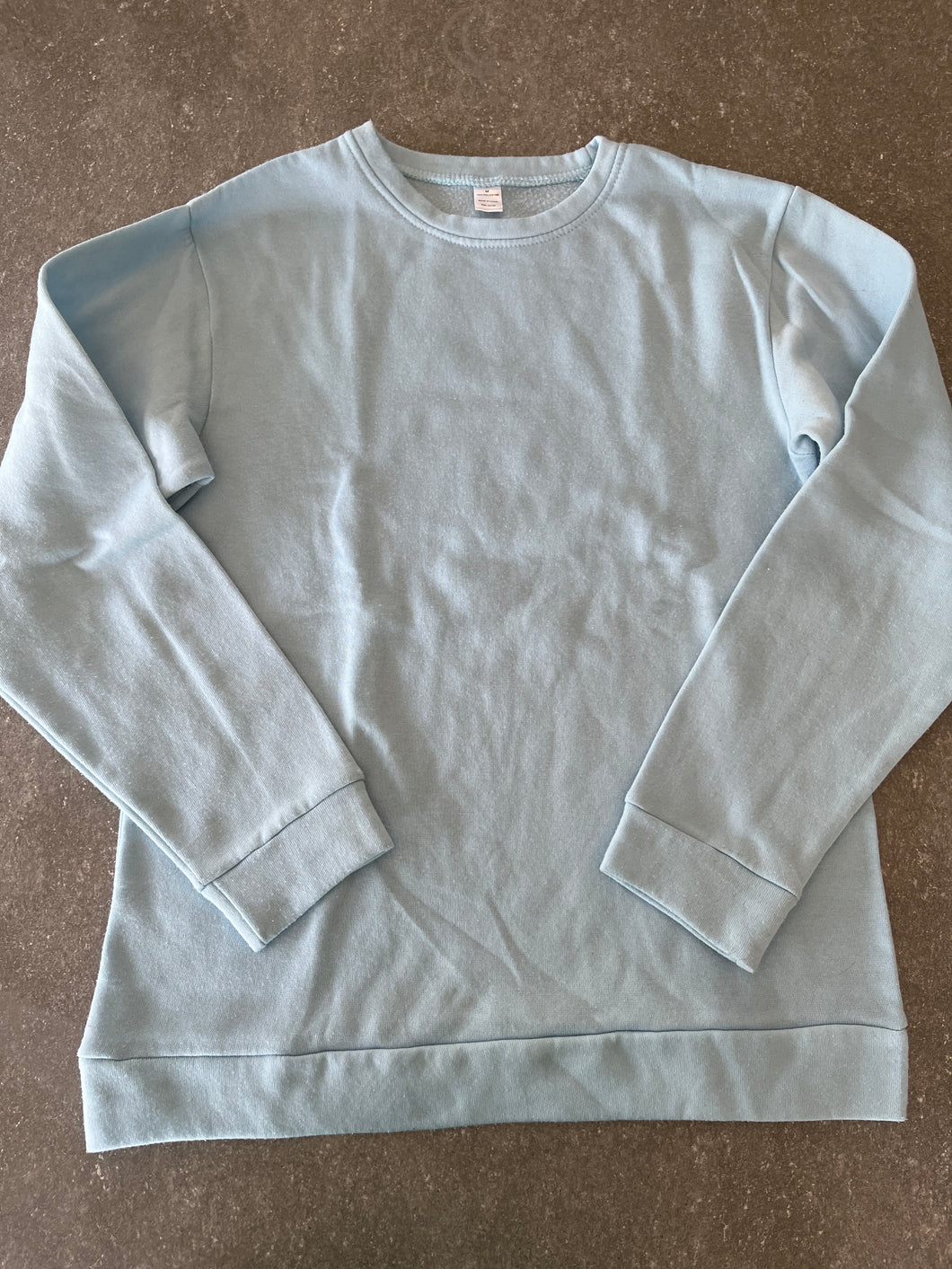 Fleece sweatshirt Light blue - size Women M (8-10)
