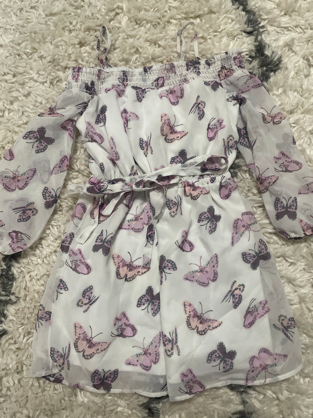White Butterfly Dress Children's Place - size 5T/5