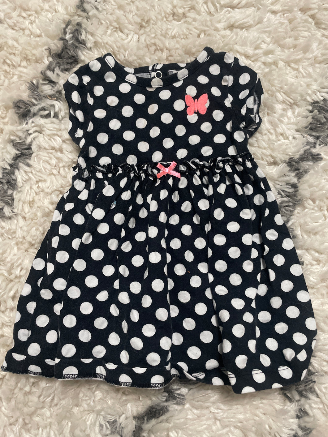Carters Polka Dot Dress - size 12 Months