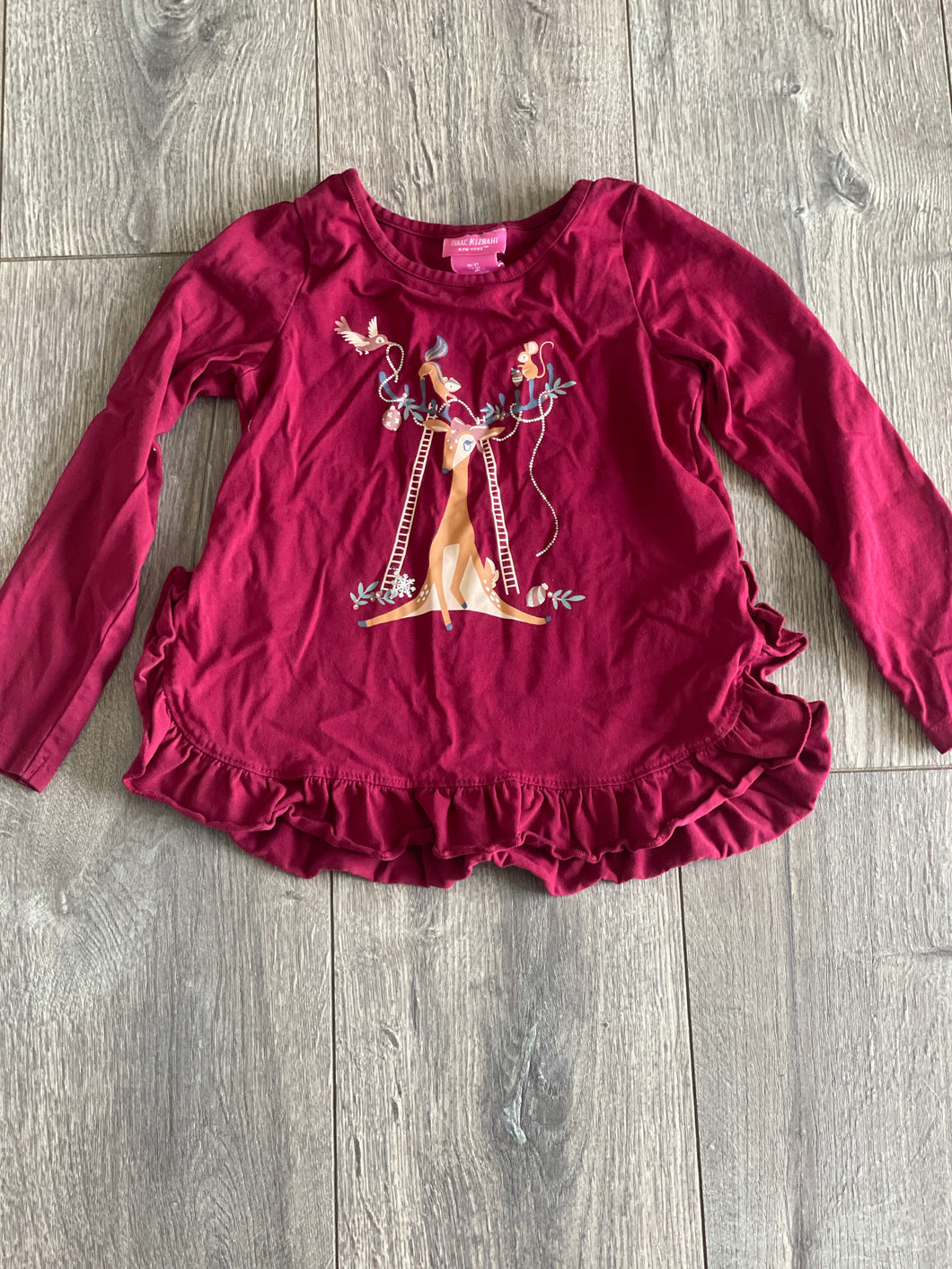 Red long sleeve - size 5T/5