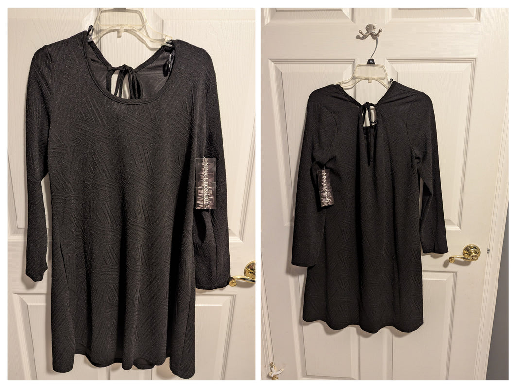 NWT Nina Leonard Dress Black, size L - size Women L (12)