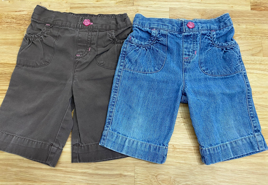 Bermuda Style Shorts - size 18 Months