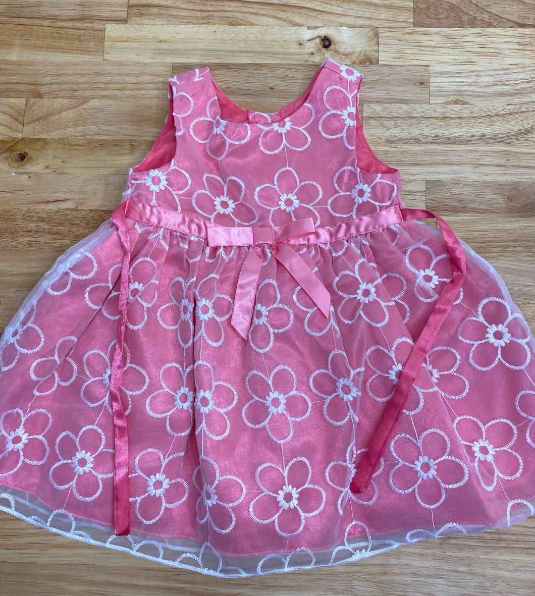 Pink Flower Dress - size 18 Months