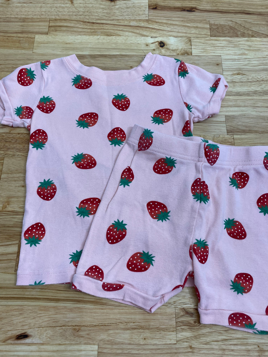 Strawberry PJs - size 2T