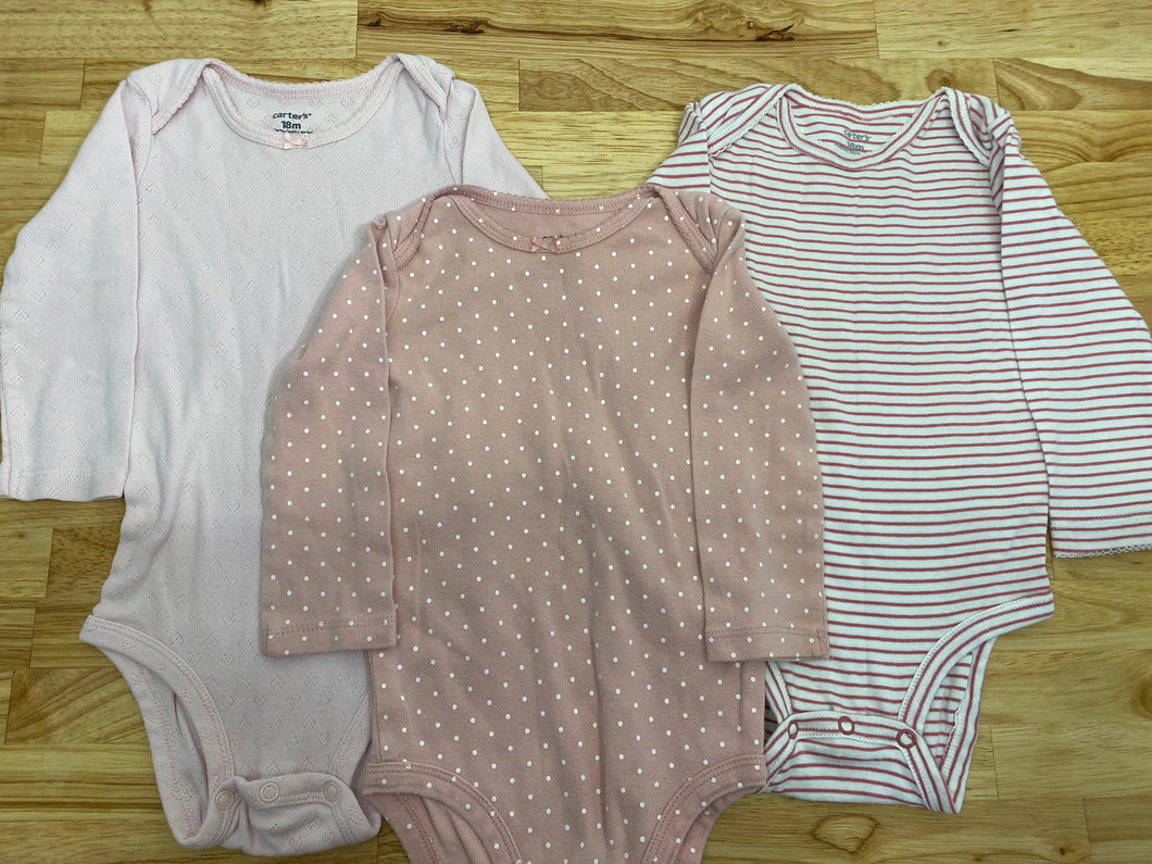 Long Sleeve Bodysuits - size 18 Months