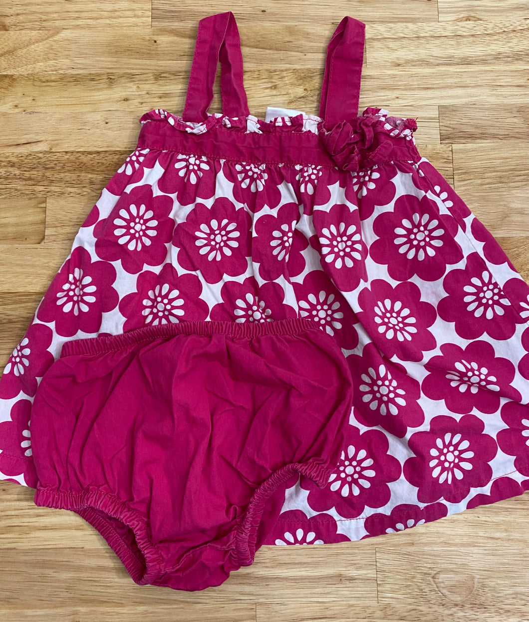 Pink Flower Dress - size 18 Months
