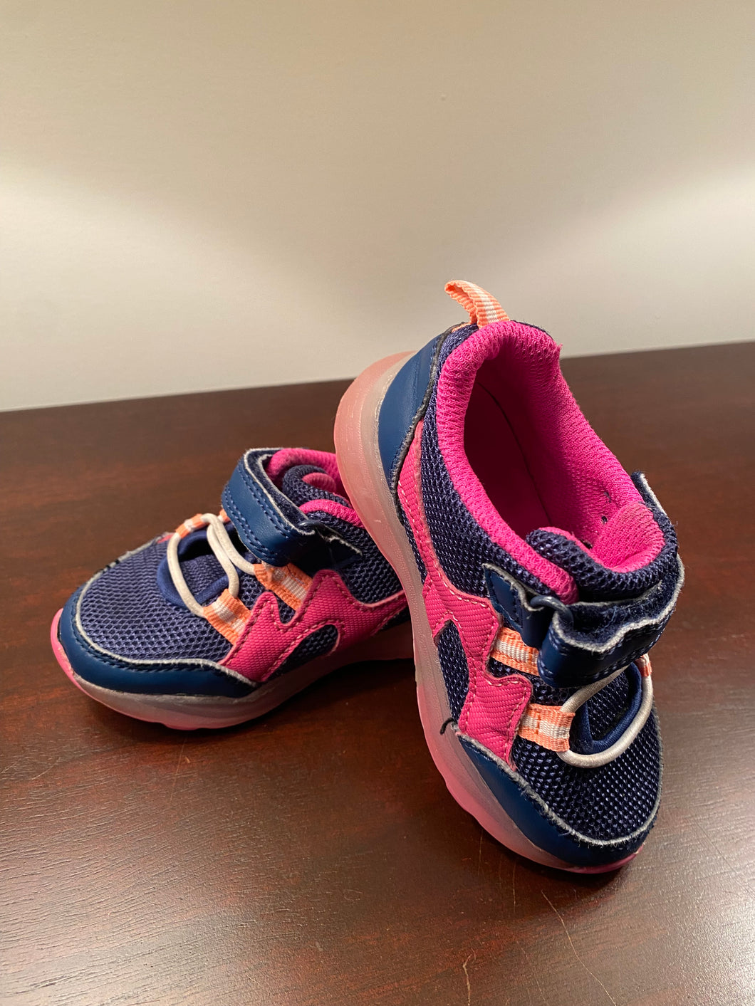 Carters Sneakers With Light Up Soles - size Shoes-toddler 5