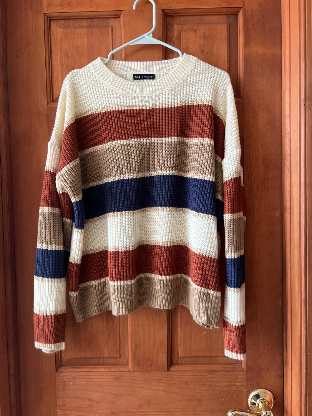 Stripe Sweater Shein - size Junior Girls XL (15-17)