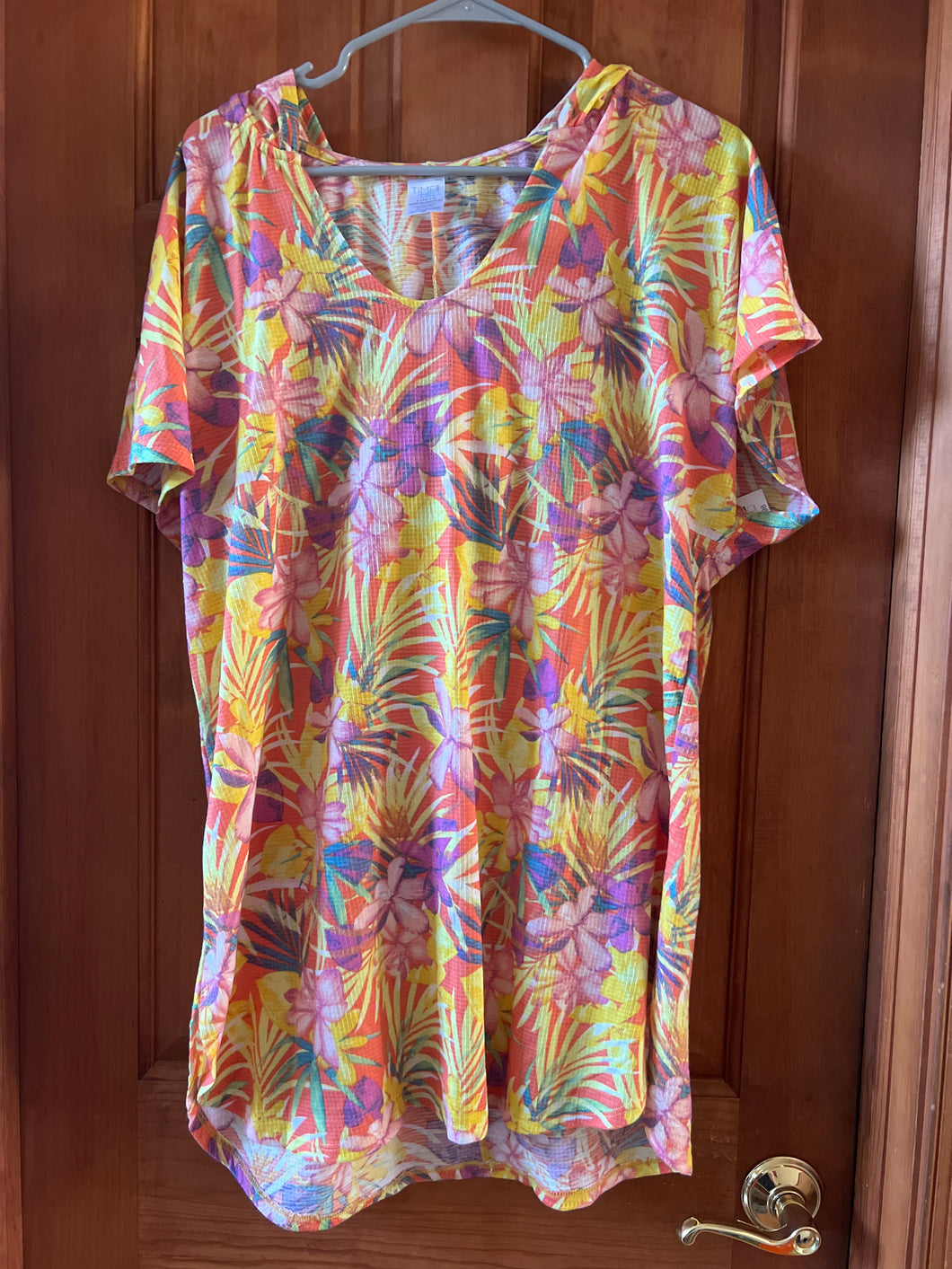 NEW! Hooded Coverup Time and True - size Women L (12)