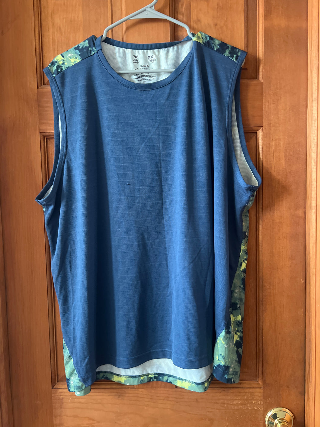 Blue Training Tank Xersion - size Mens XL