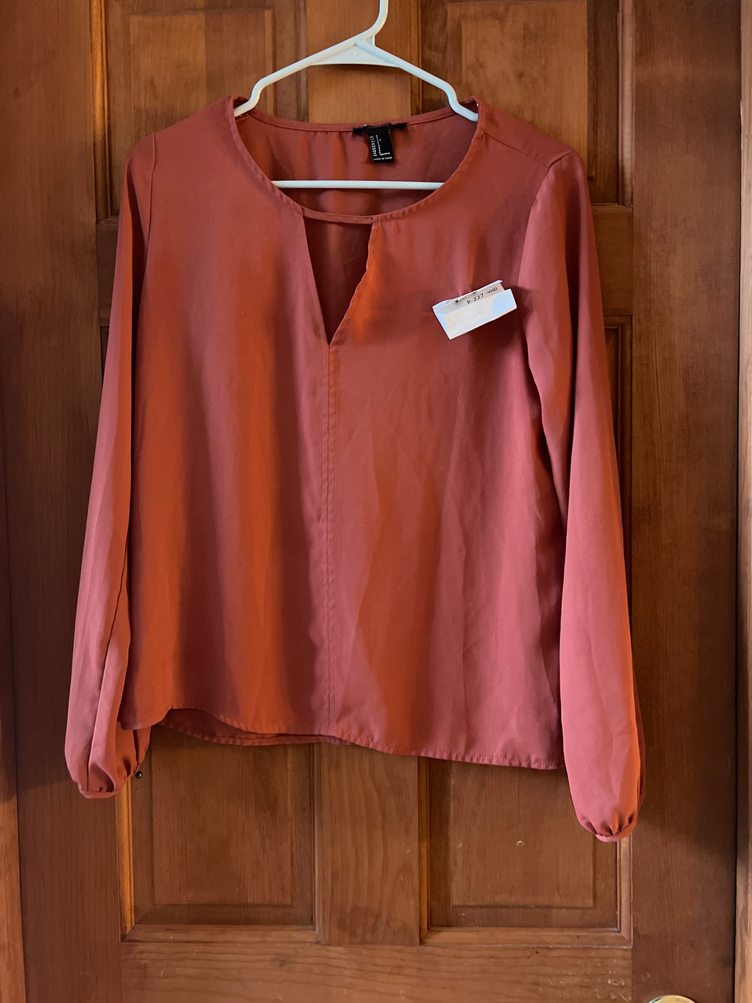 Orange Blouse Forever 21 - size Junior Girls S (3-5)