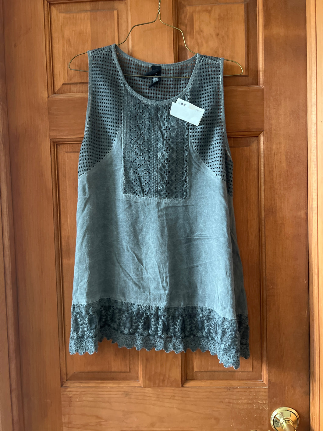 Grey Top Angies Dora - size Junior Girls S (3-5)
