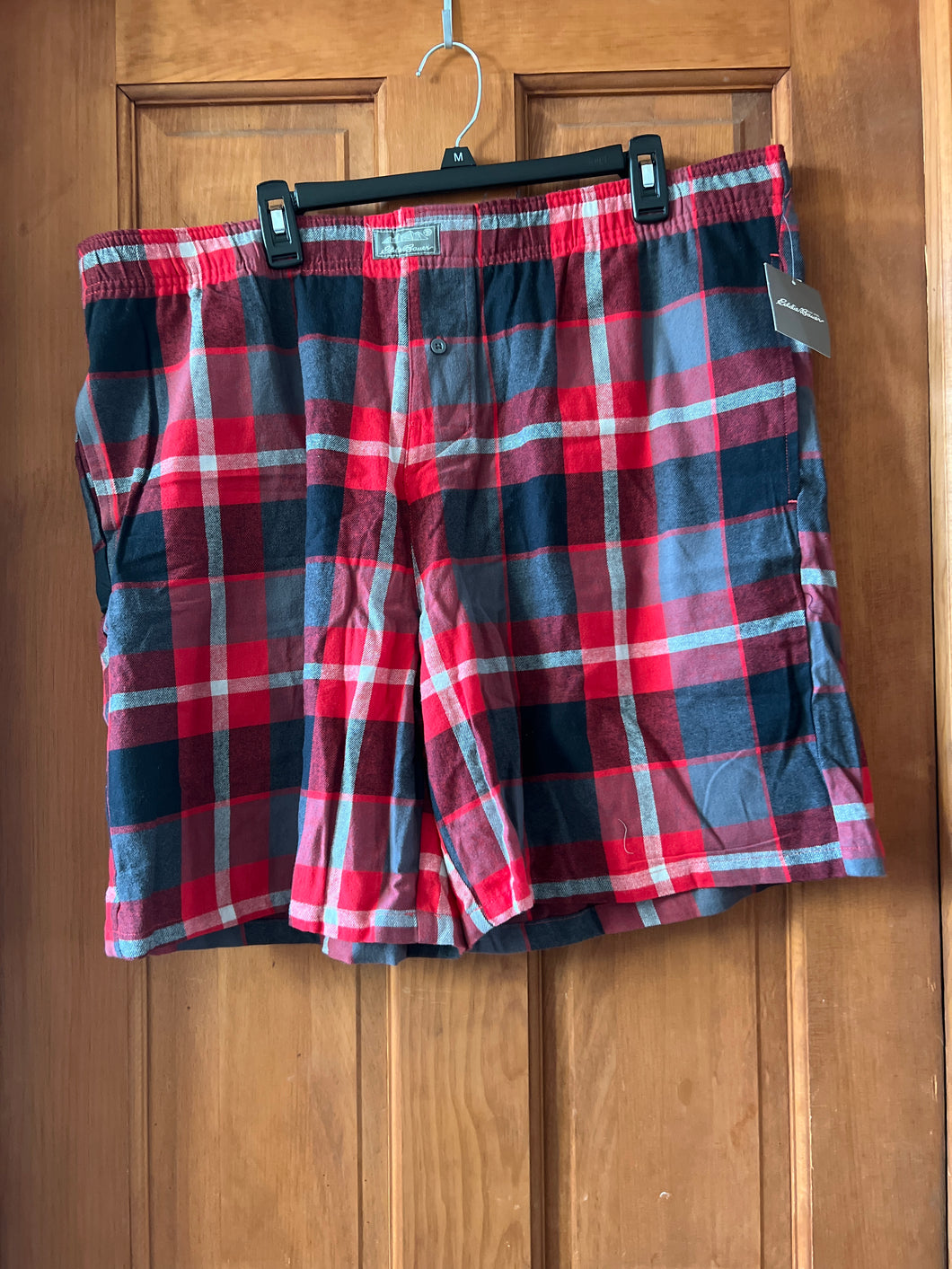 NEW! Red Plaid Sleep Sho Eddie Bauer - size pants 40+