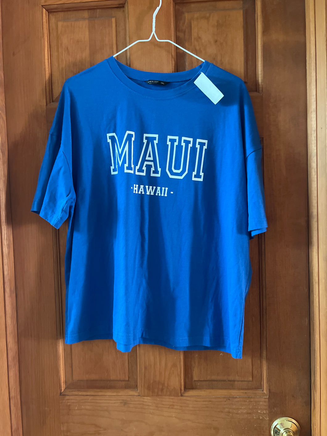 Blue Maui T Shirt Shein - size Junior Girls XL (15-17)