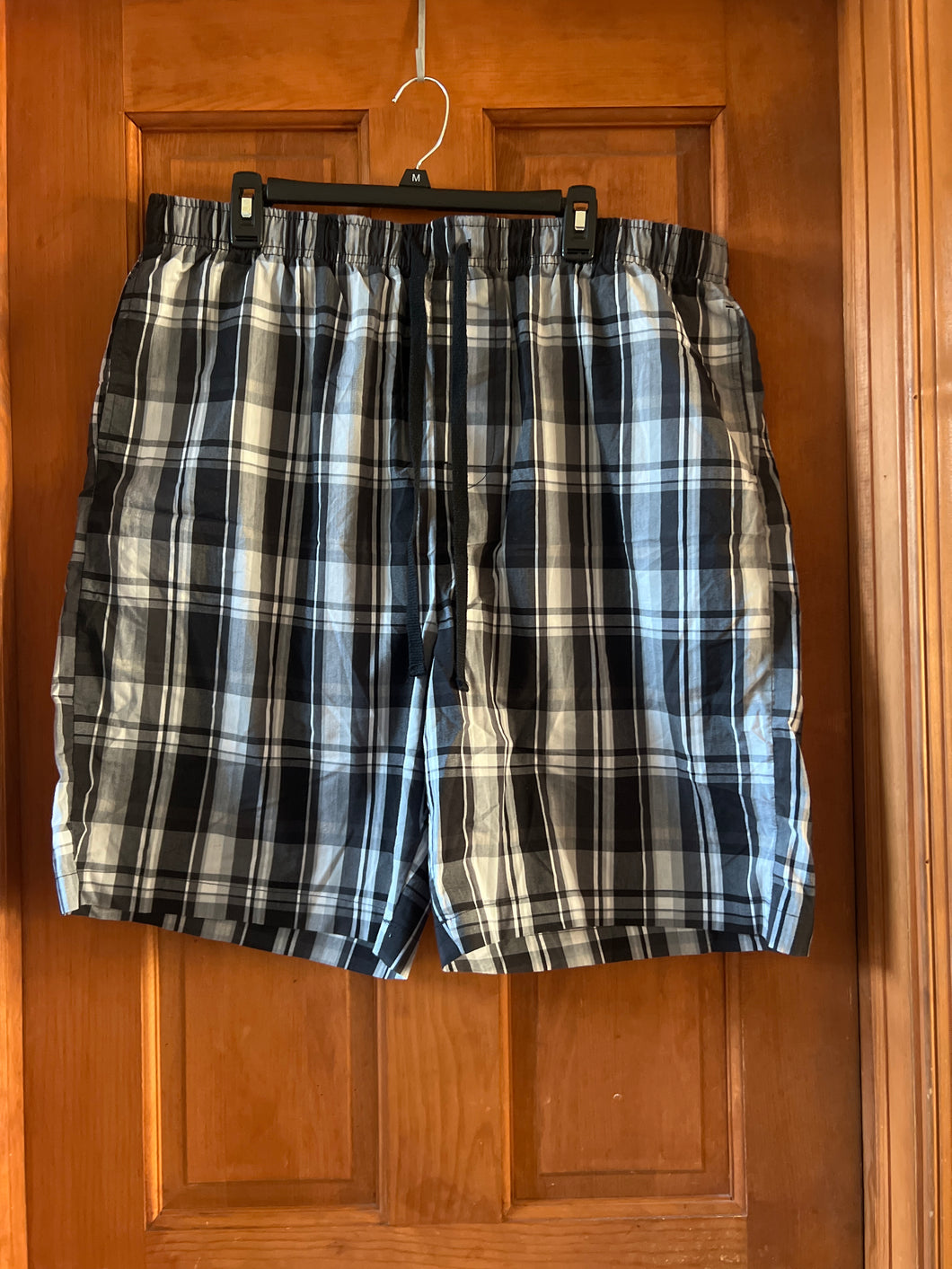 Black Plaid sleep shorts Croft & Borrow - size Mens XL