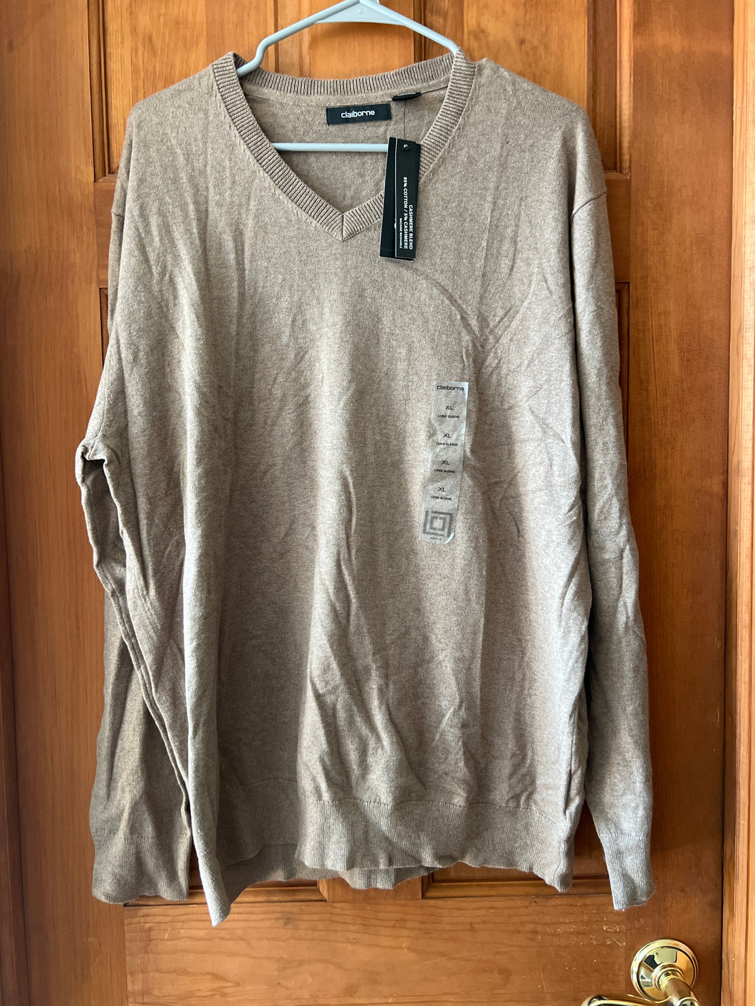 NEW! Brown Sweater Liz Claiborne - size Mens XL