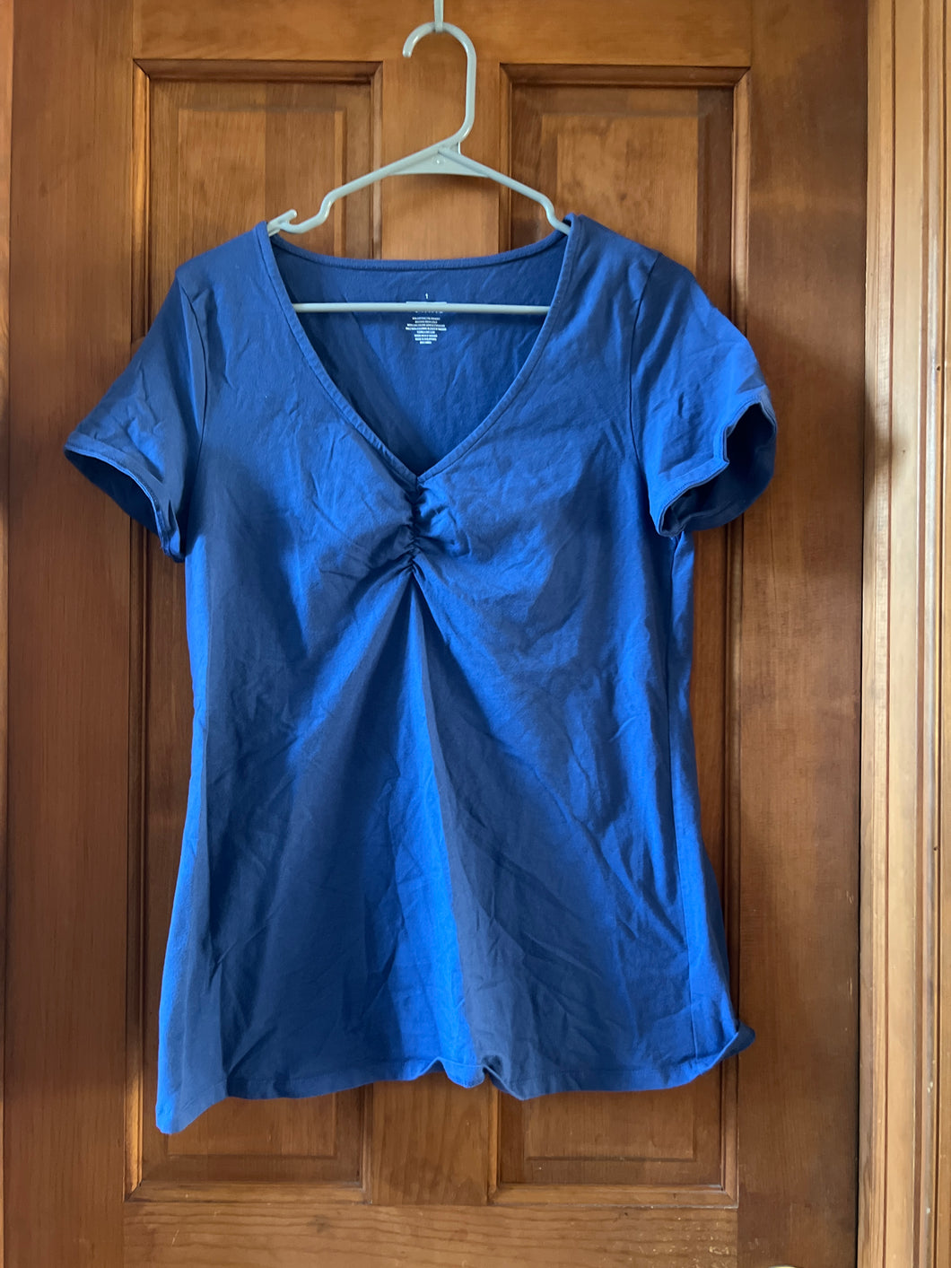 Blue V Neck Top Torrid - size Women 1XL (16-18)