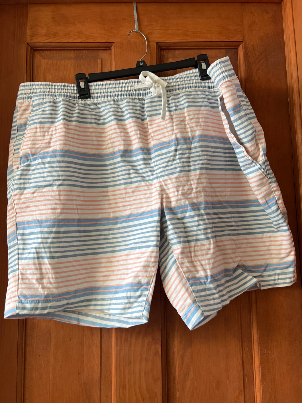 Blue/Peach Stripe Shorts George - size pants 40+