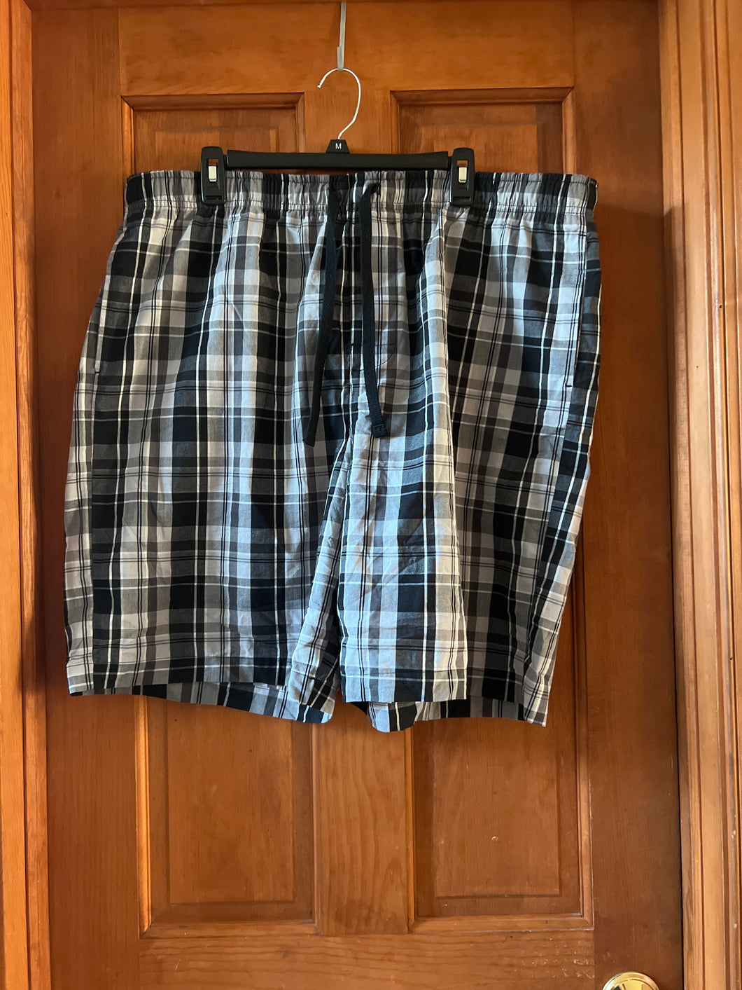 Black Plaid Sleep Shorts Croft & Borrow - size Mens XL