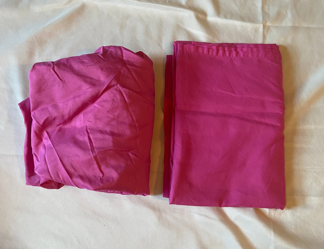 Pink sheet set Crib/ toddler bed size - size Crib