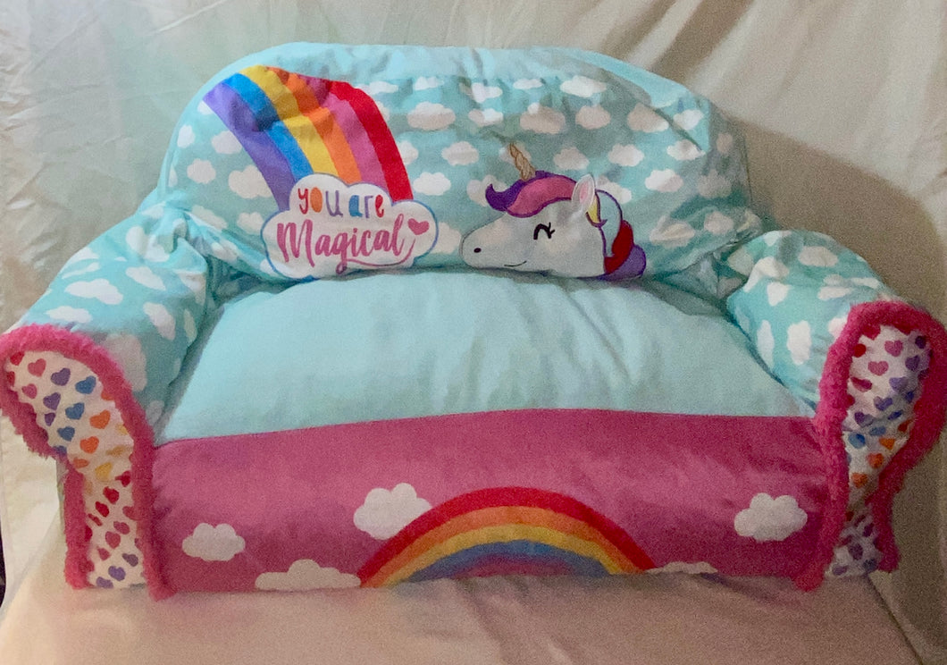 Unicorn bean bag chair For baby or toddler