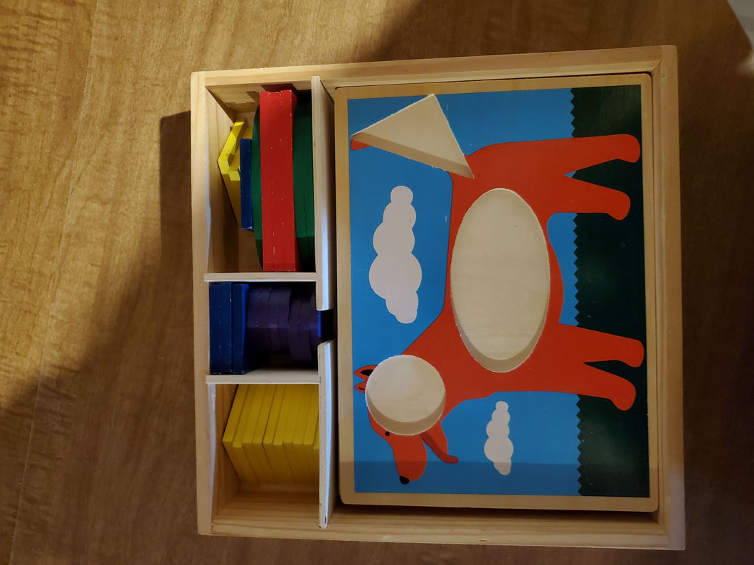 Melissa & Doug Wooden Shapes Puzzle