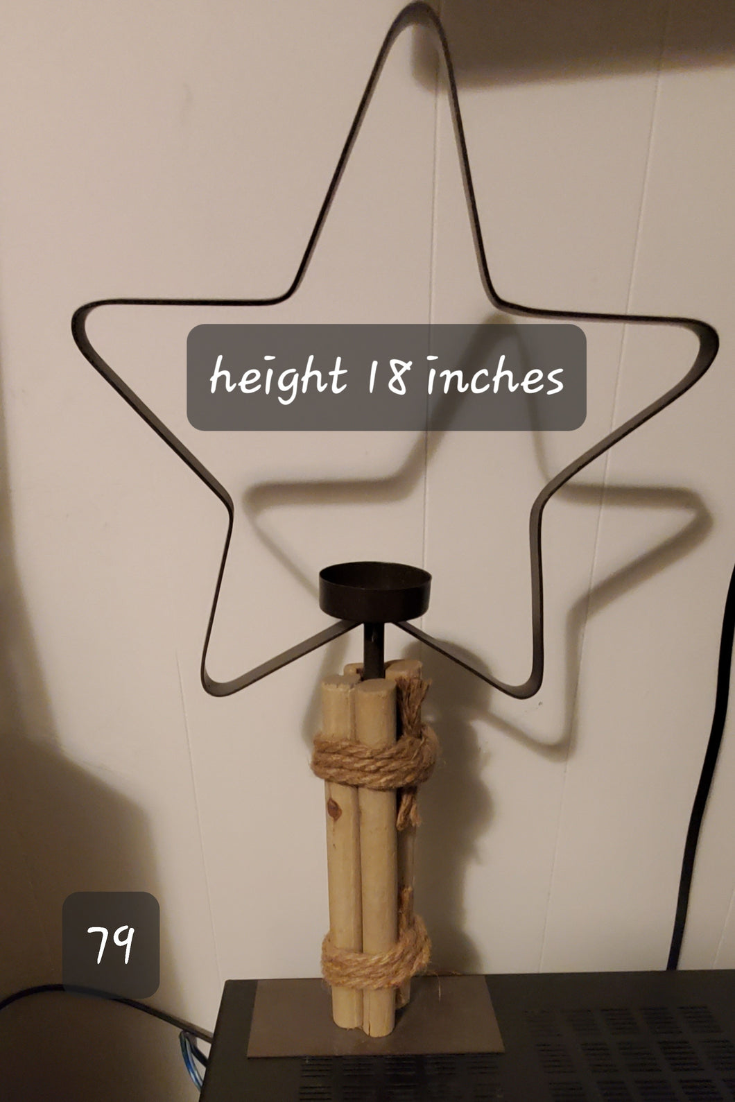 Star Tealight Candle Holder