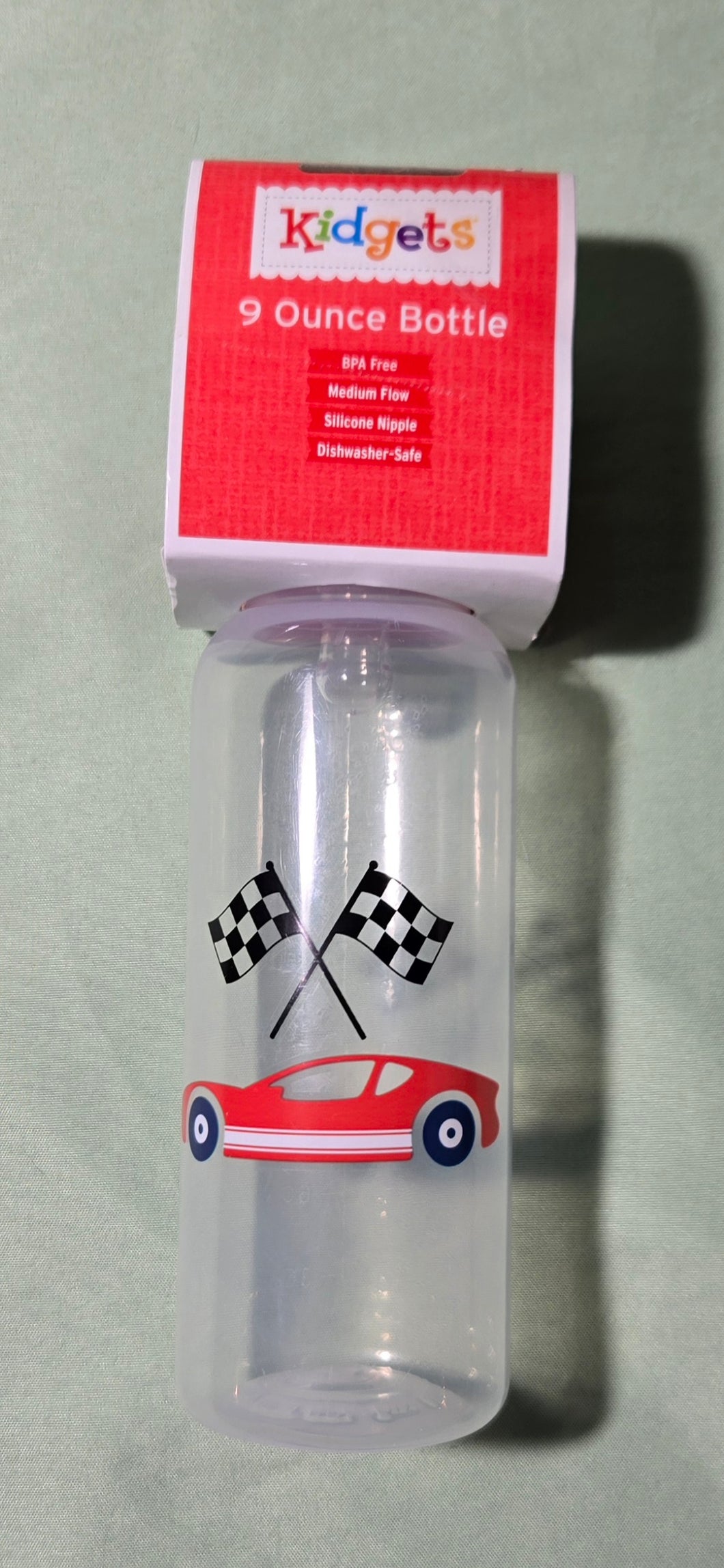 9oz Race Car Bottle Never Used