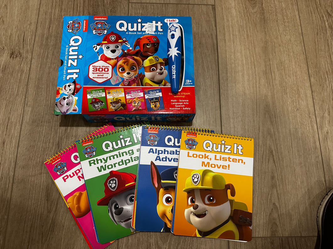 Paw Patrol Quizlet Interactive workbooks