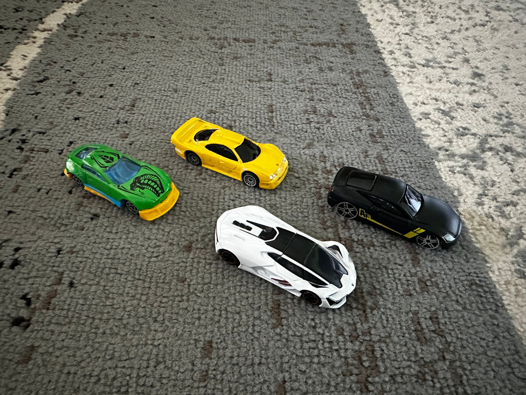 Matchbox sized cars